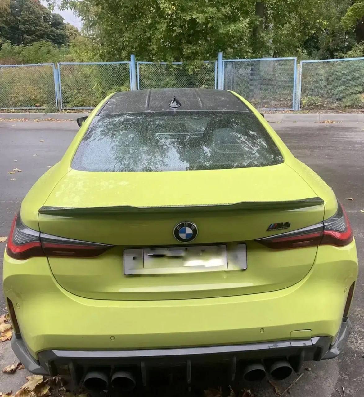 Фотография к публикации «В Туле поймали дрифтера на салатовом BMW»